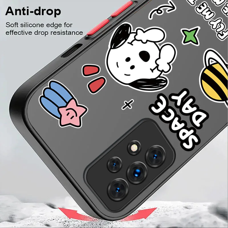 Мультяшный S-Snoopys чехол для Samsung Galaxy A54 A34 A24 A14 A13 A33 A53 A73 A23 A05 A05S A72 A52 A52S A32 A22 A12 A31 A51 A71