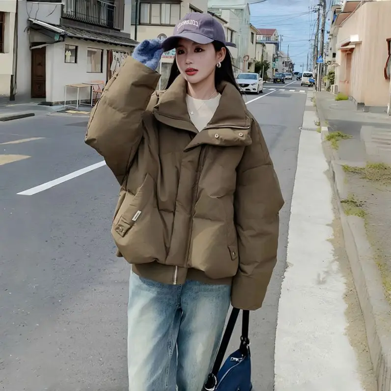 Winter Short down Jacket Cotton-padded Clothes Women 2024 Korean Sle Small Design Cotton-Padded Coat Loose Thickened Cotton...