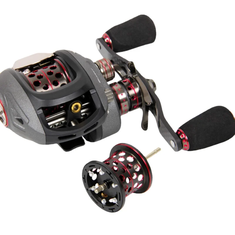 

FOR Double Wire Cup High Speed Ratio Drip Wheel Centrifugal Magnetic Double Brake Bait Casting Reel Left and Right Hand