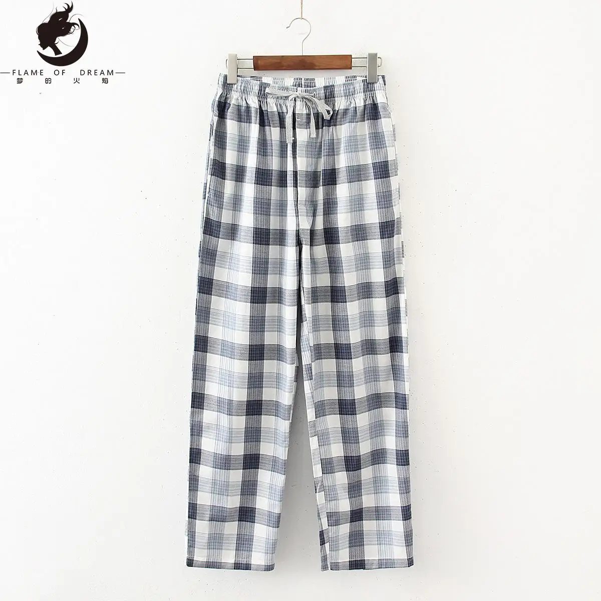Flame of dream Spring And Summer Men's Thin Pajamas Cotton Large Loose Comfortable Breathable Home Pants 221700