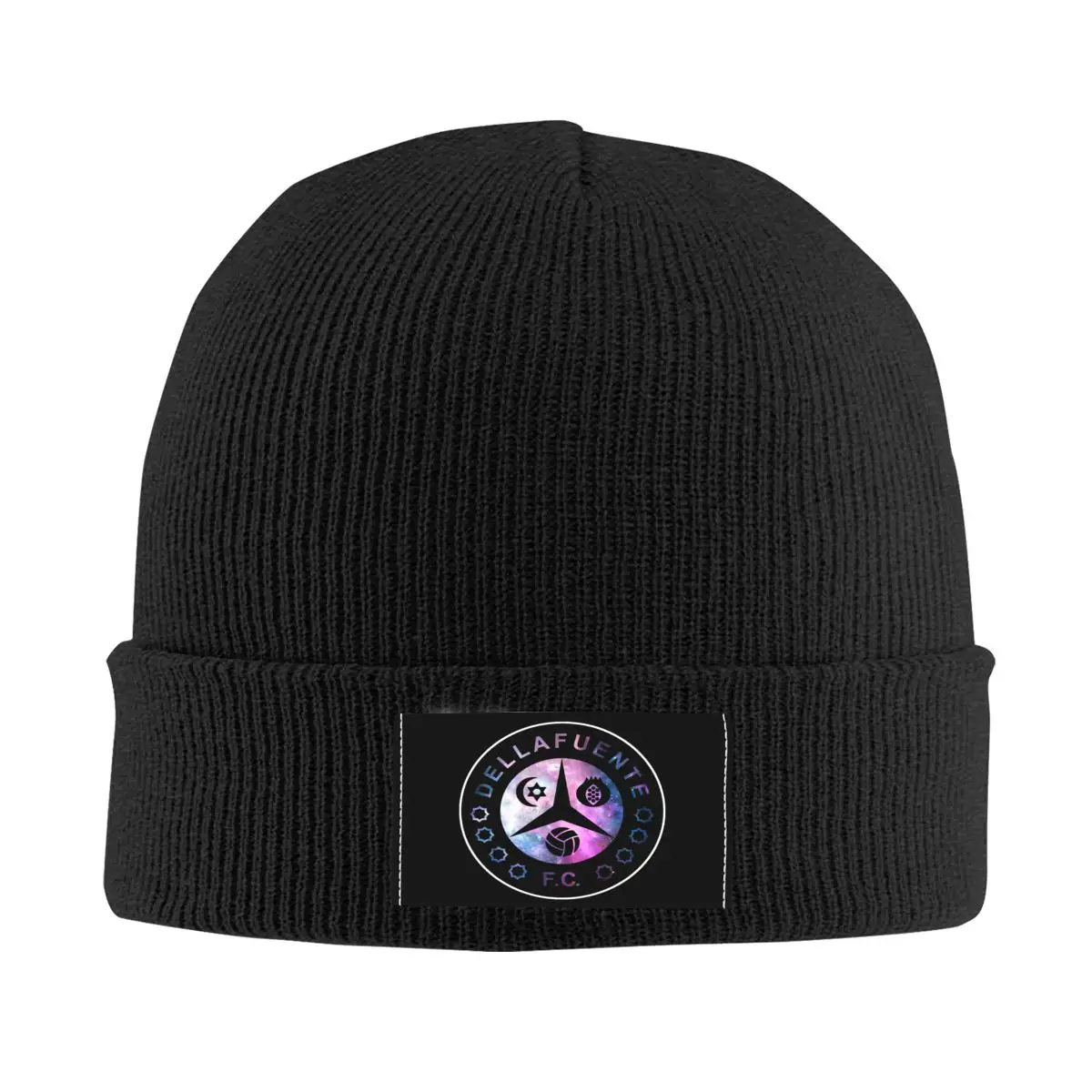 

Spanish Rapper Dellafuente Logo Skullies Beanies Caps Men Women Unisex Street Winter Warm Knit Hat Adult Bonnet Hats