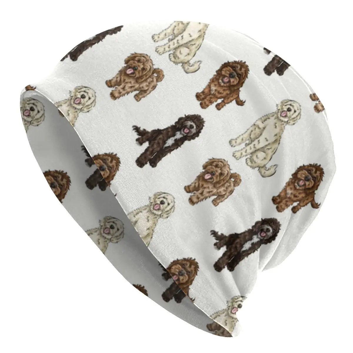 

Winter Warm Poodle Cross Collection Bonnet Femme Slouchy Beanie Hat Hip Hop Labradoodle Sproodle Ski Skullies Beanies Caps