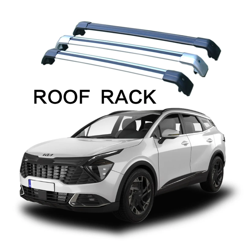 

SHITURUI 2Pcs Roof bars For KIA Sportage (nq5) 2022 2023+ Aluminum Alloy Side Bars Cross Rails Roof Rack Luggage Carrier