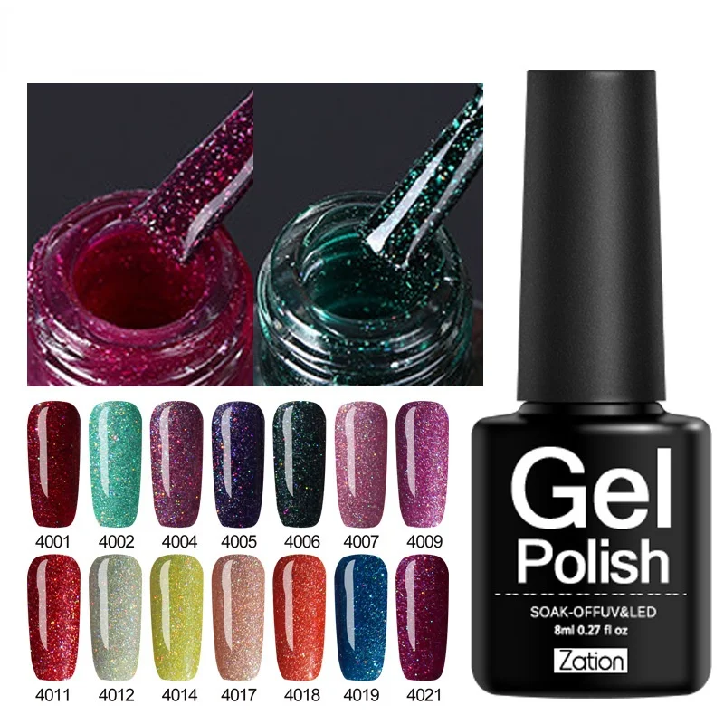 

Neon UV Gel Varnish Hybrid Nails Art Lucky Glaze UV Gel Nail Polish for Colorful Neon Color All Nail Gel Polish Soak Off