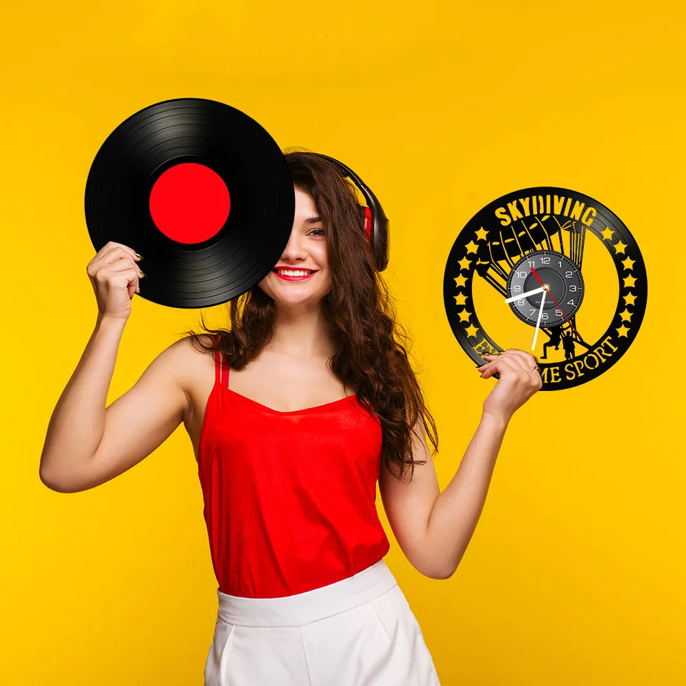 Парашютный дизайн настенные часы армейские художественные Бесплатные летающие