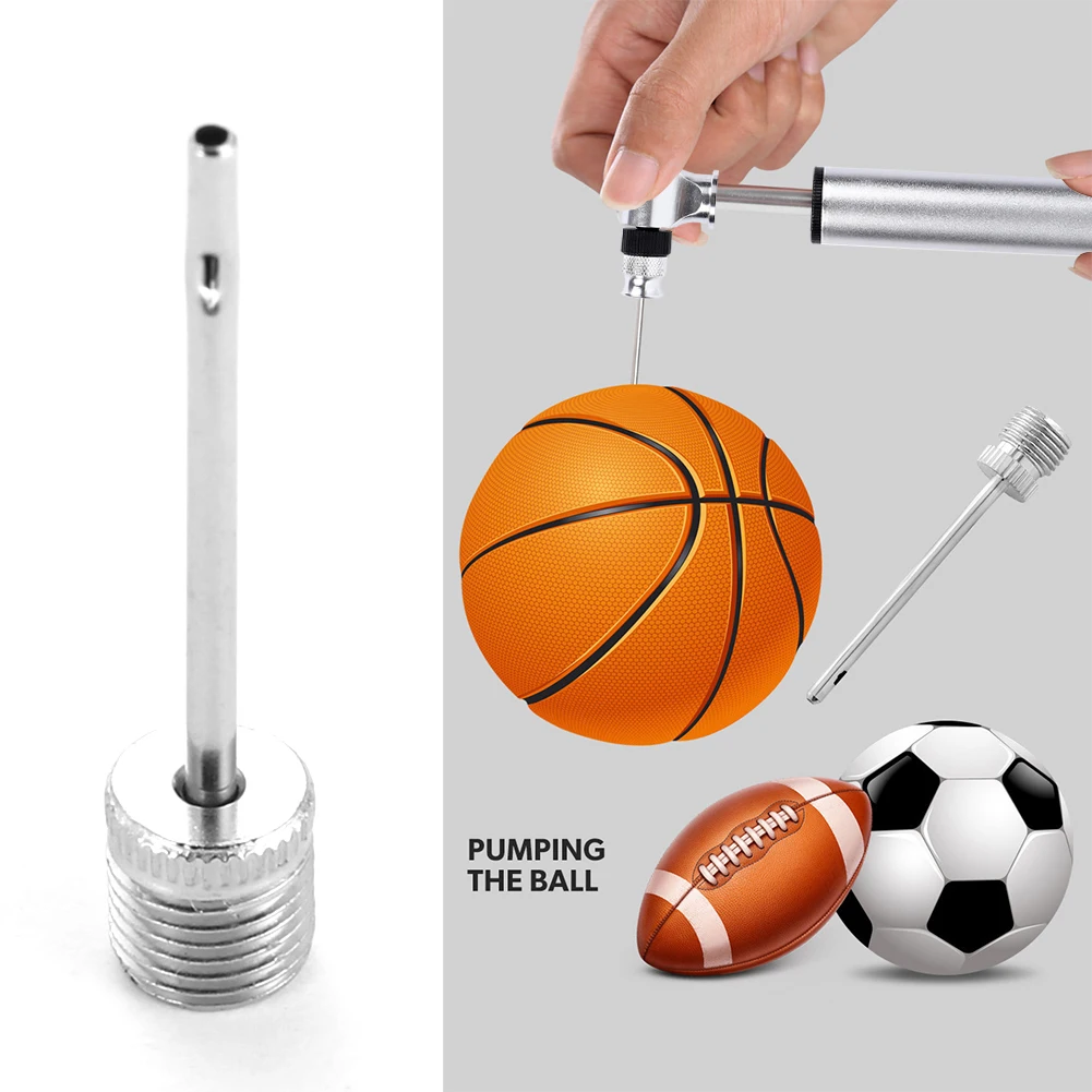 

3pcs Stainless Steel Pump Pin Sports Ball Inflatable Pump Needle for Football Basketball Volleyball Soccer Air Valve Adaptor