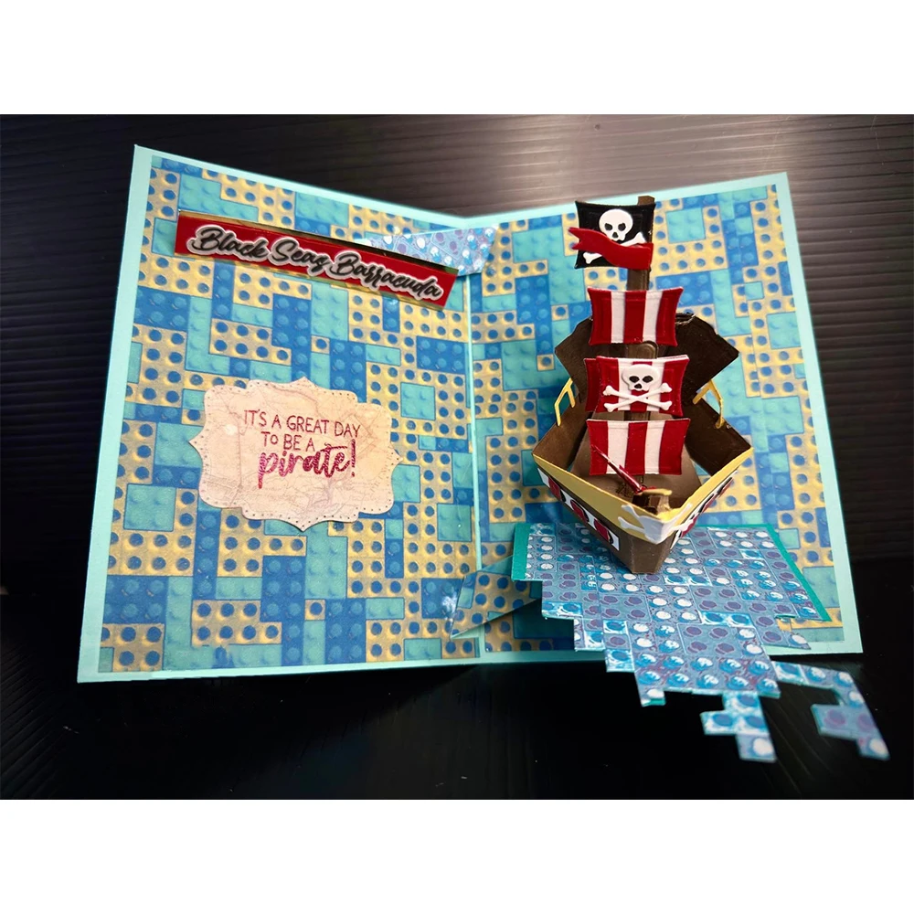 Прозрачный силиконовый штамп Let's Be Pirate Ahoy Matey DIY ремесла Альбом для открыток