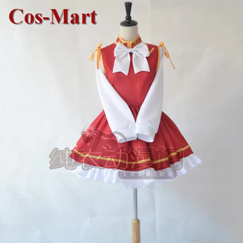 Cos-Mart Game Touhou Project Chen Cosplay Costume Fashion Cute Red Uniform Dress Female Role Play Clothing Custom-Make Any Size