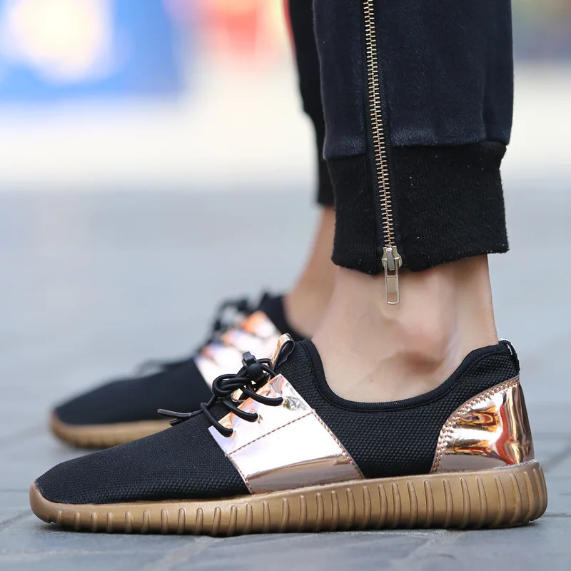 

Fashion Summer Sneakers Breathable Casual Women Shoes Mesh Lace Up Flats Lovers Trainers Shoes Outdoor Women's Vulcanized Shoes