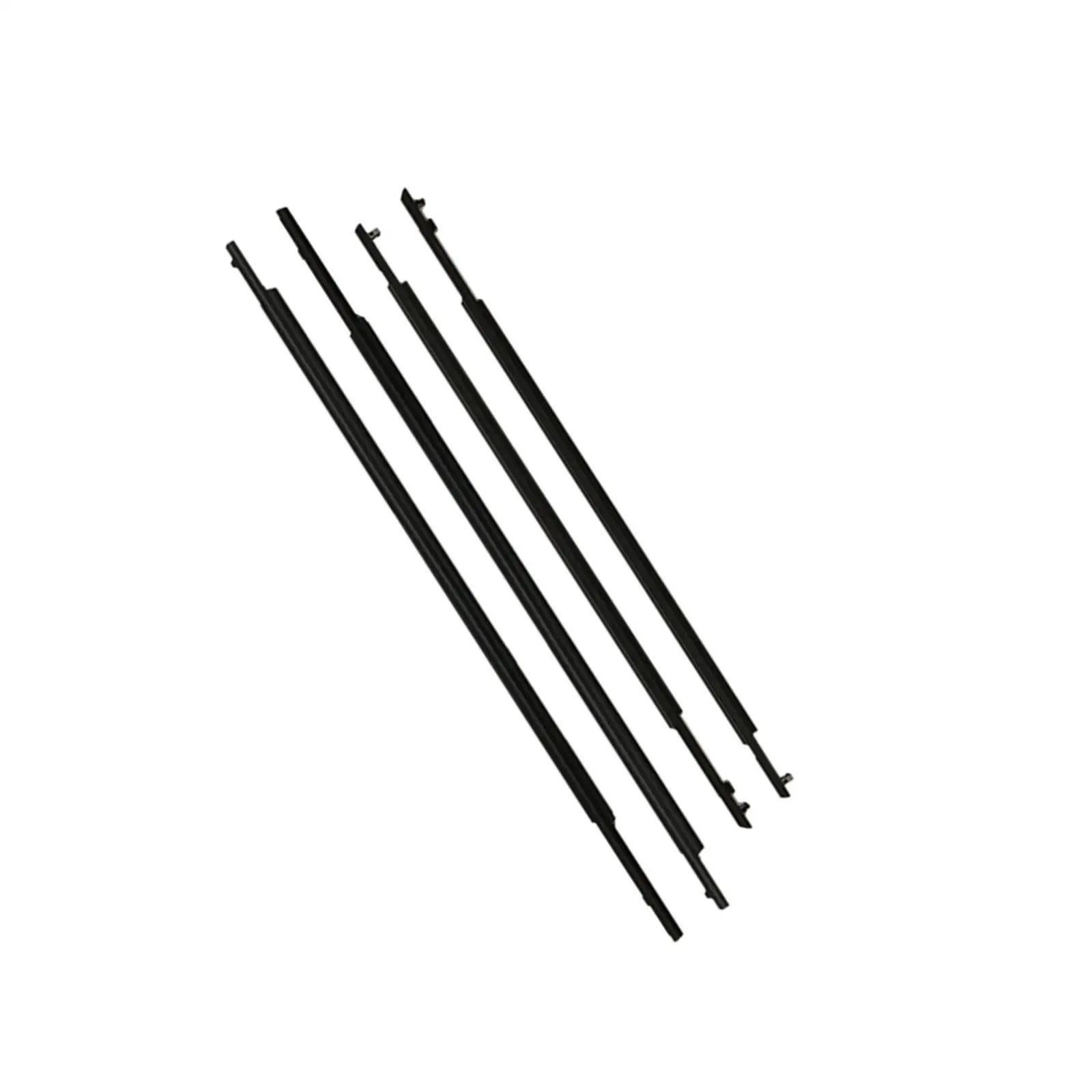 

4x Door Belt Molding Weatherstrip Durable for Toyota for Prius 2010-2015