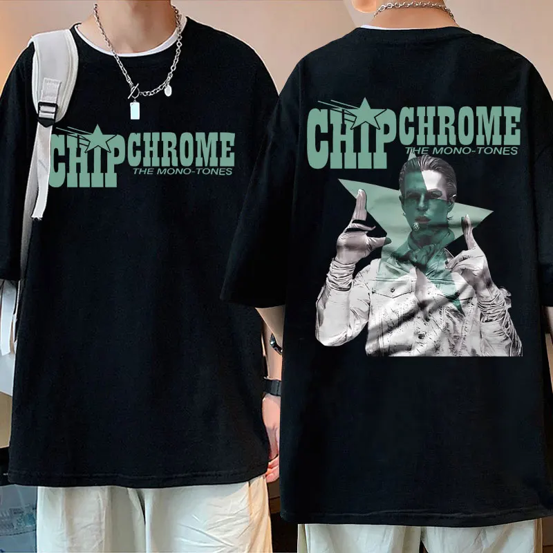 

Rock Band The Neighbourhood Chip Chrome The Mono Tones Album Double Sided Print T Shirt The Nbhd Tshirt Men Hip Hop Vintage Tees