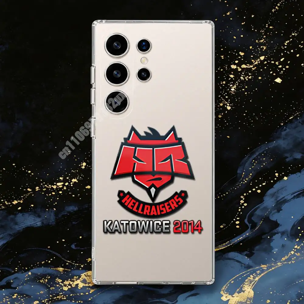 Чехол для телефона Team LDLC HellRaisers Katowice 2014 для Samsung Galaxy S21 22 Ultra Plus S23 24 FE Lite S25 26, прозрачный чехол (art.: 3920dbd648db6) - 3920dbd648db6