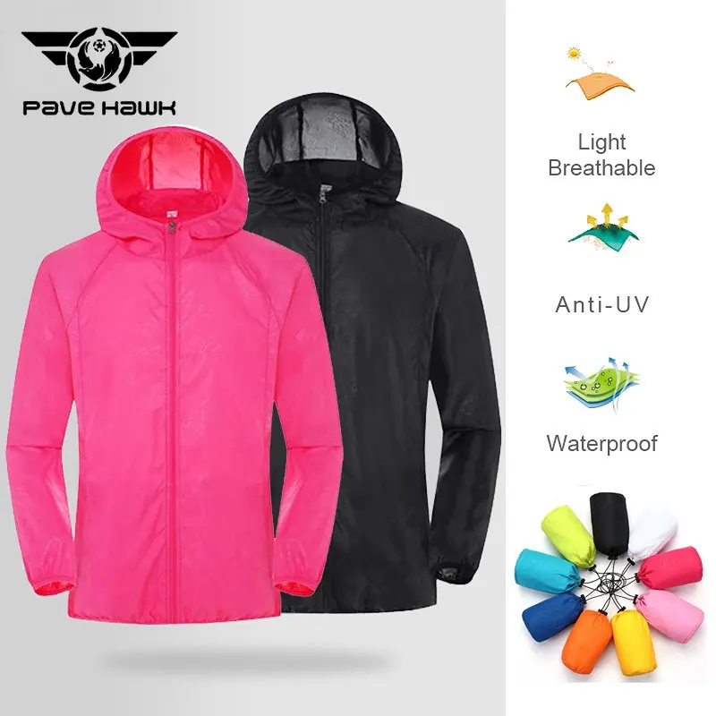 

Men Women Hiking Jacket Quick Dry Wear-resisting Sun Protective Sport Coat Outdoors Camping Cycling Thin Anti UV Windbreaker