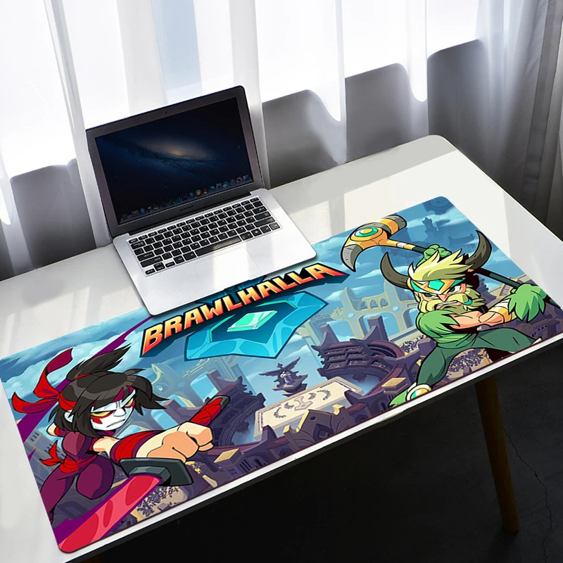 

Gamer Keyboard Mause Pad Office Accessories Pc Gaming Mouse Desk Mat Brawlhalla Computer Mousepad Cabinet Anime Carpet Laptops