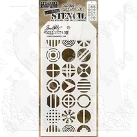 patchwork circle new diy embossing paper card moulds craft layering stencils for walls painting scrapbooking stamp album decor