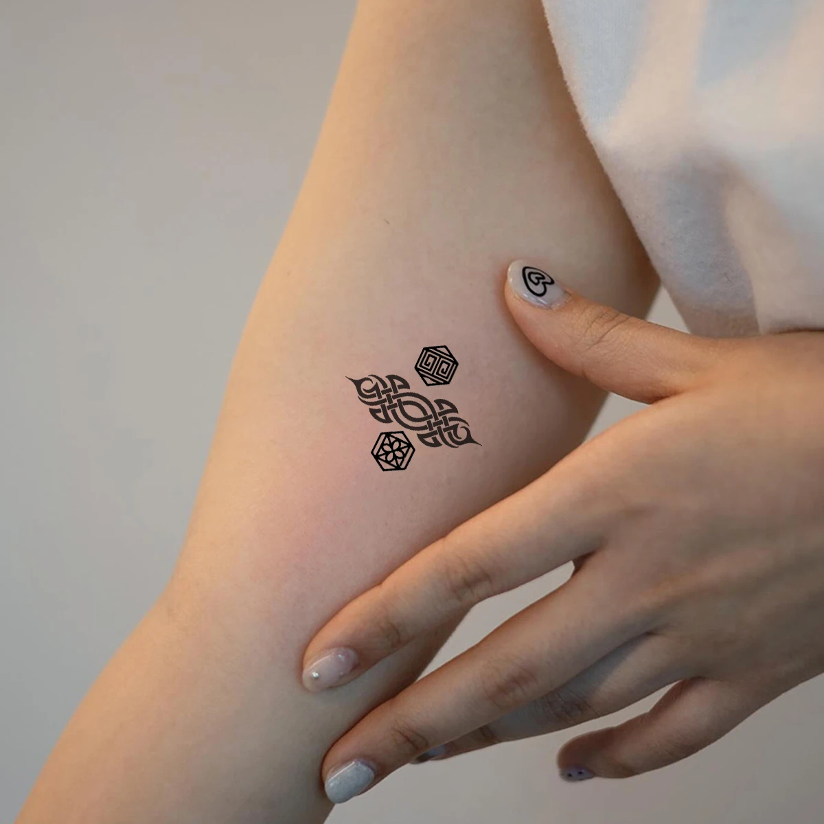 6 шт. водостойкие наклейки-тату на палец