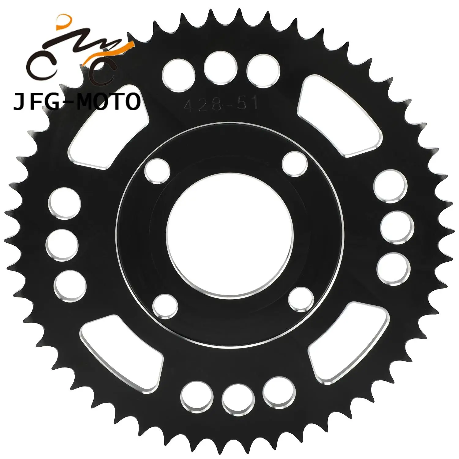 Мотоциклетные аксессуары звездочка задней цепи звездочки с ЧПУ алюминиевые для