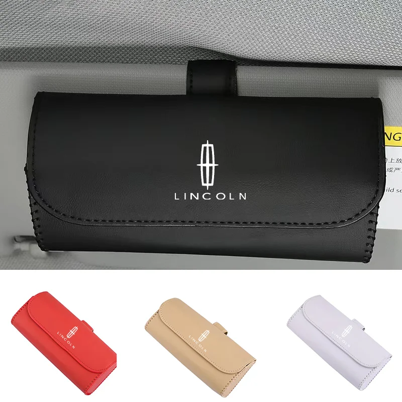 

Автомобильный солнцезащитный козырек, коробка для хранения, сумка для очков, держатель для солнцезащитных очков для Lincoln MKC MKT Nautilus Voyager MKZ MKX Corsair