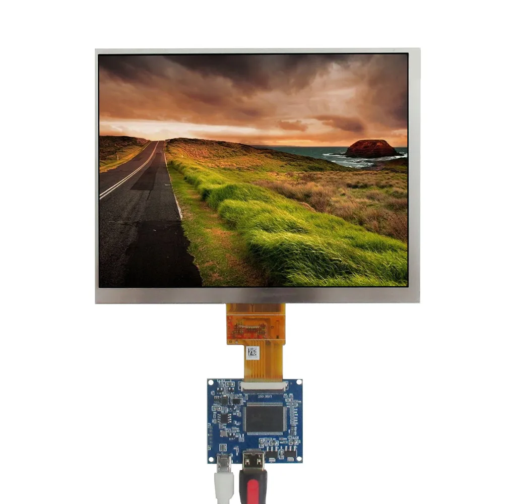 8 Inch IPS LCD Screen Display And Driver Control Board Mini HDMI-Compatible For DIY Lattepanda,Raspberry Pi PC Monitor