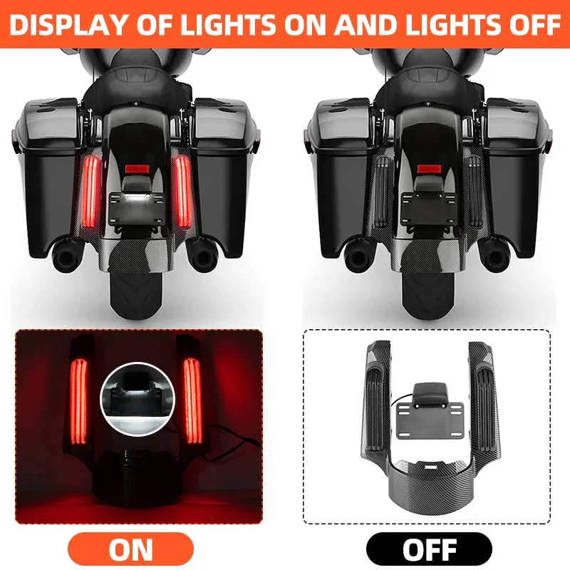 Светодиодный задний фонарь для мотоцикла удлинитель заднего крыла комплект