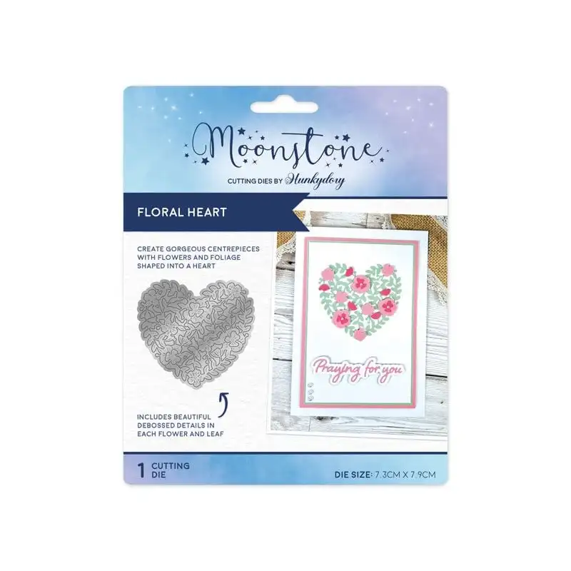 

New 2023 Pink Love Heart Flower Metal Craft Die Cut Album Diy Scrapbook Paper Making Card Handmade Mold Embossed
