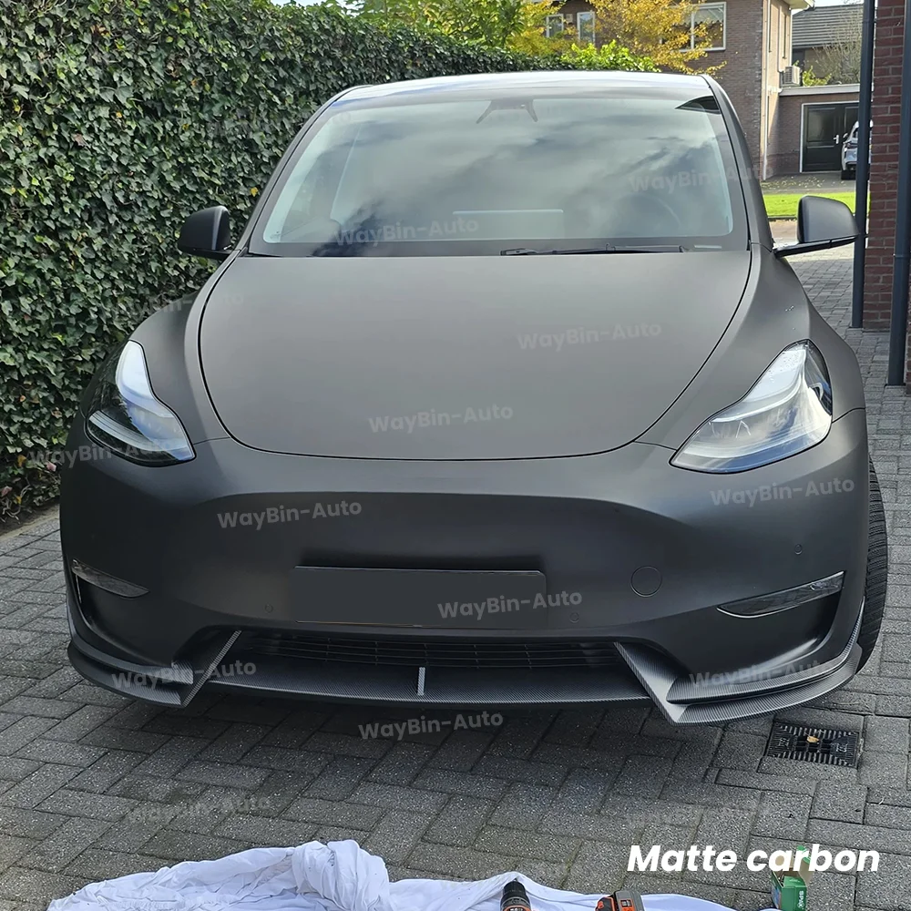 Комплекты кузова DA для Tesla Model Y 2018-2024 глянцевый/матовый карбоновый передний