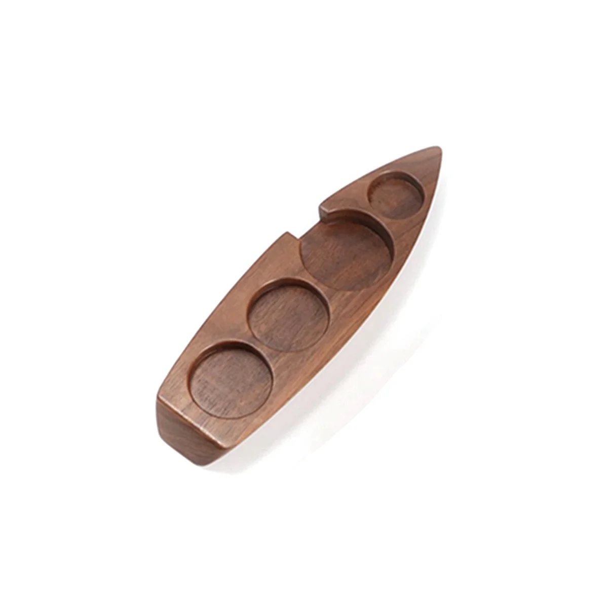 

58Mm Walnut Wood Coffee Powder Hammer Base Coffee Filter Screen Holder Coffee Maker Support Base Rack Coffee Accessories