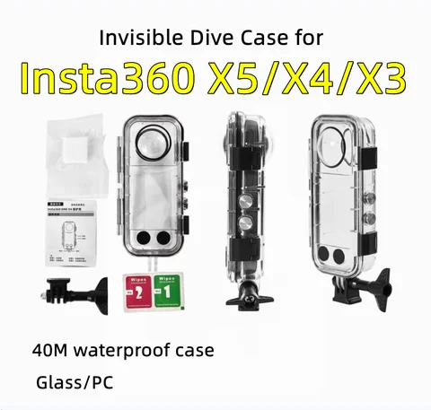 Водонепроницаемый чехол для Insta360 X3 X4 X5