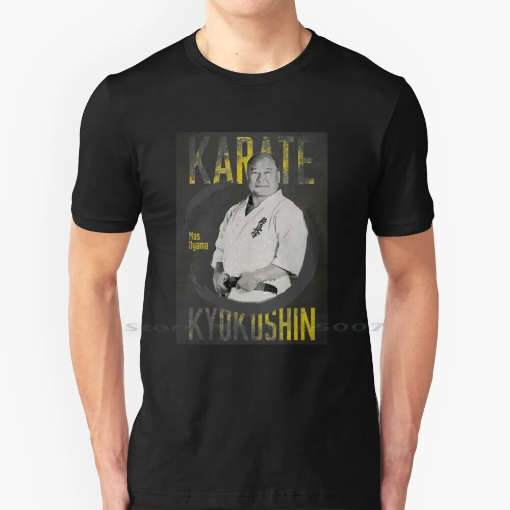 

Karate Kyokushin Mas Oyama , Masutatsu Oyama Karate Kyokushin Master , Martial Arts T Shirt 100% Cotton Karate Kyokushin Mas