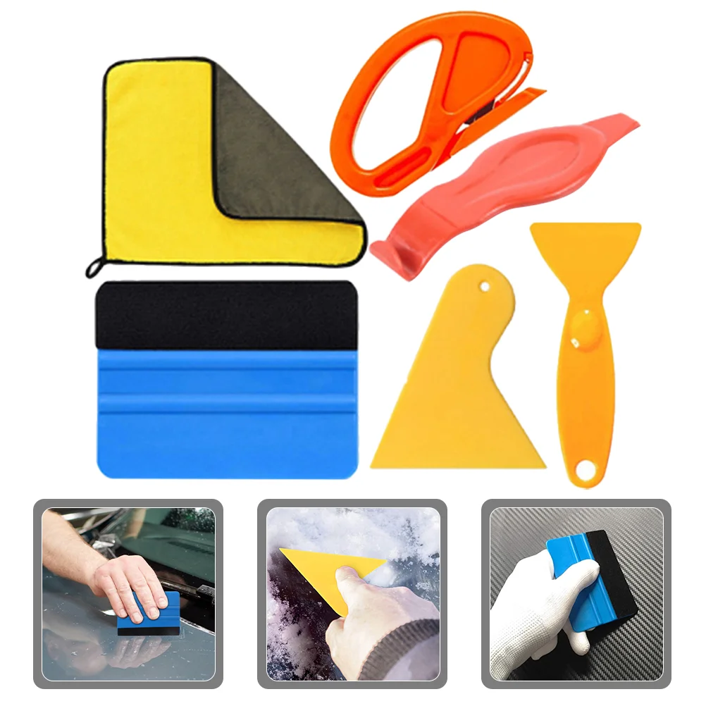 

Car Film Tool Peel Stick Wallpaper Tools Application Seam Installation Squeegee Kit