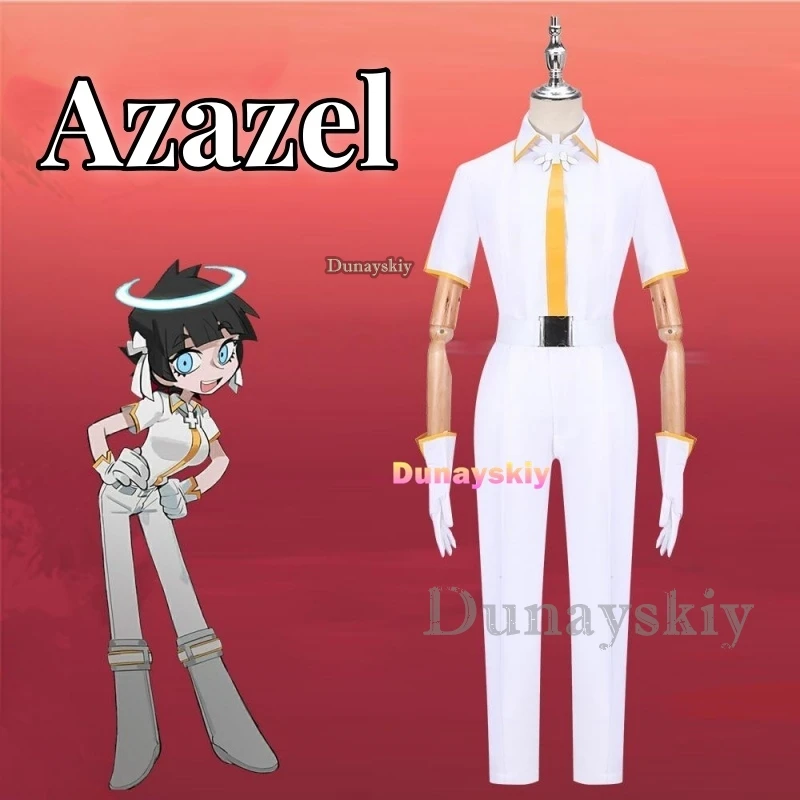 Azazel Косплей Костюм Одежда Униформа Helltaker The Curious Angel Платье для выступлений