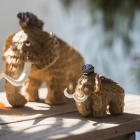 pure handmade ceramics sculpture art ornaments high end crafts mammoth mongoose