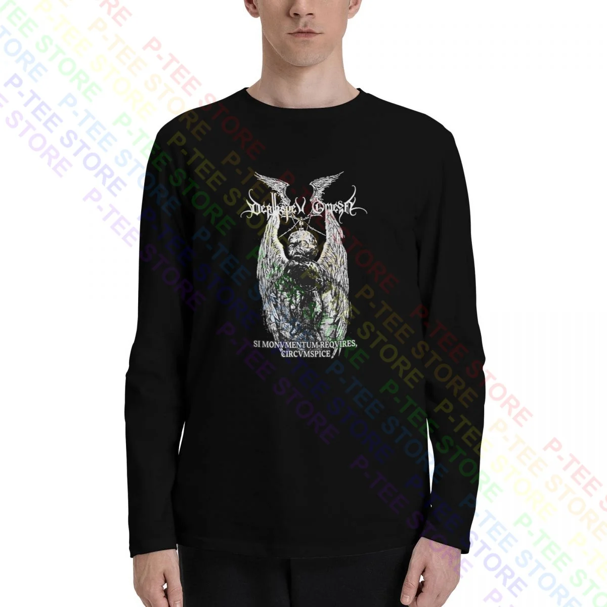 Футболка с длинным рукавом Deathspell Omega Batushka, футболка с изображением спектрального голоса Watain Nightbringer в стиле Харадзюку