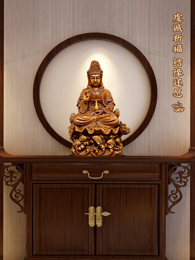Украшения для дома Guanyin Bodhisattva лотос чтобы отправить детей в благословенное