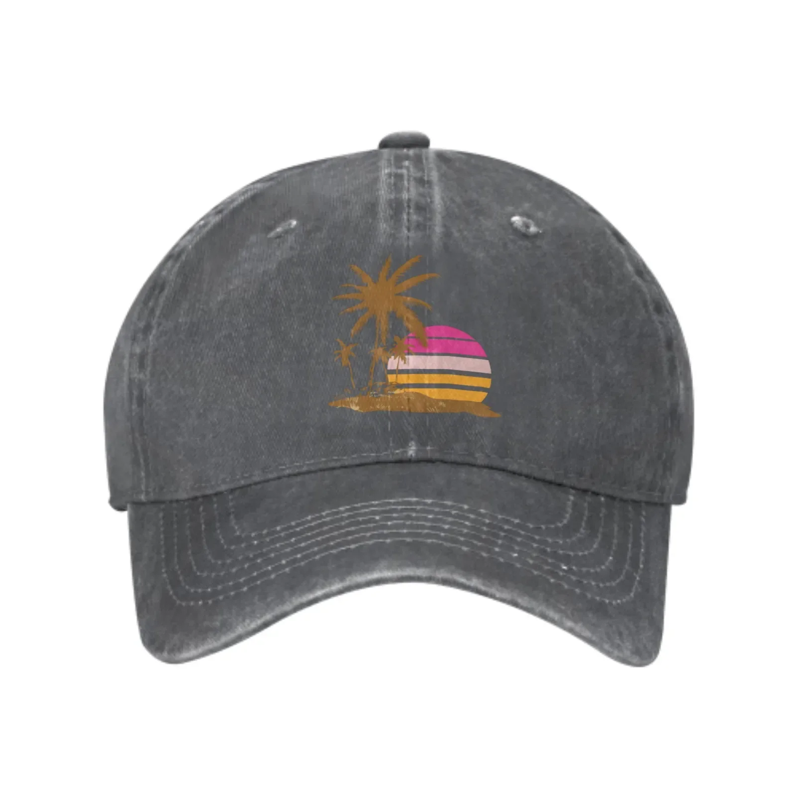 Бейсболки с тропическим принтом для мужчин и женщин регулируемые модные