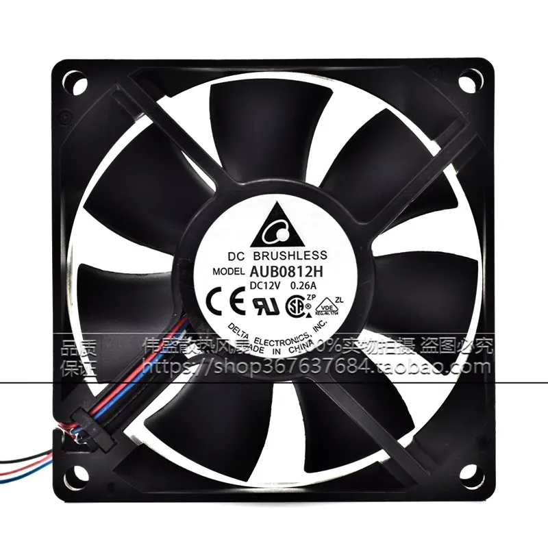 

Original AUB0812H 80 * 80 * 25MM 8CM 12V 0.26A chassis power cooling fan