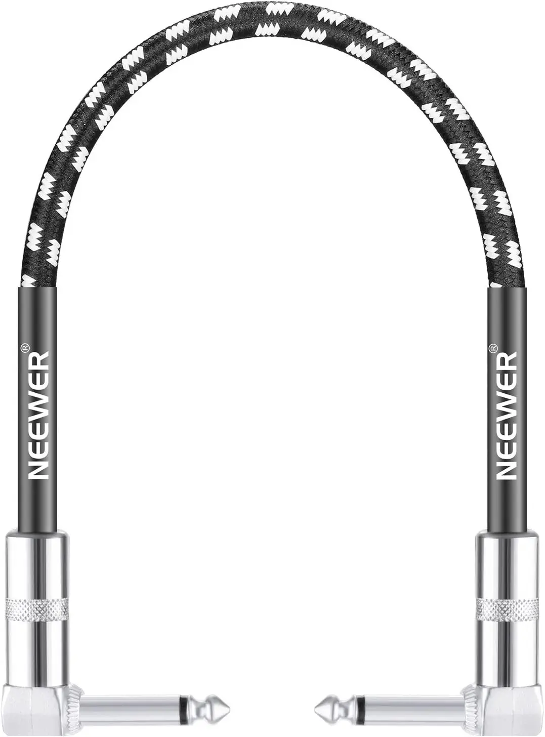 Neewer®1 фут соединительный кабель для гитары с прямоугольным штекером 1/4 дюйма