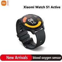 global xiaomi watch s1 active smartwatch 1 43 inch amoled display 5atm dual band gps heart rate sensor bluetooth wrist watch