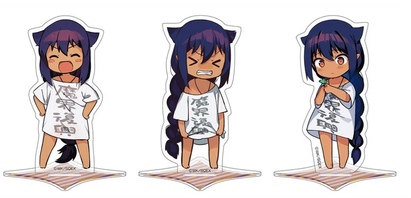 

Акриловая фигурка аниме Jahy-sama wa Kujikenai Jahy, подставка для демонстрации, настольное украшение, косплей Q версия, Кубок, подарок на день рождения, ...