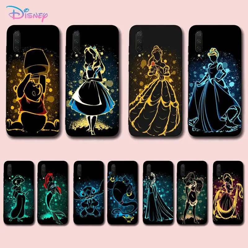 

Disney Elsa Ariel Princess Phone Case for Xiaomi mi 8 9 10 lite pro 9SE 5 6 X max 2 3 mix2s F1