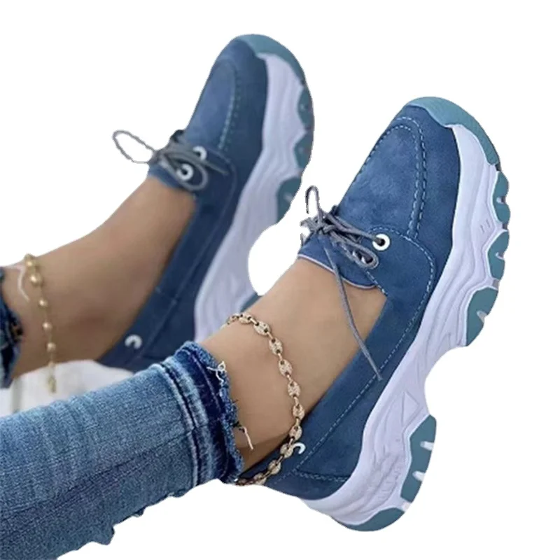 Women Sneakers Vulcanized Shoes Breathable Mesh Sport Shoes Ladies Casual Platform Shoes Zapatillas Mujer