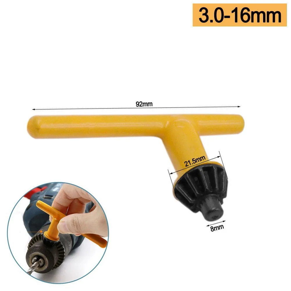 

Durable Drill Chuck Key High Quality Power Tool Replacement 6/10/13/16mm