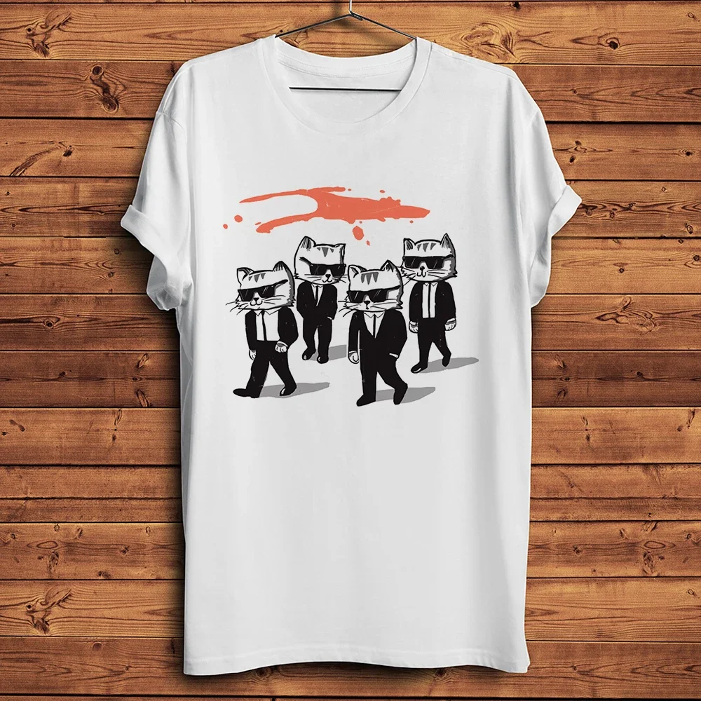 Вохранилище кошки утки крутая забавная мяу винтажная мужская футболка