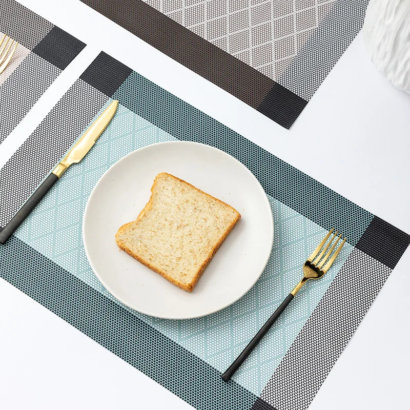 

ПВХ обеденный коврик, водонепроницаемый маслостойкий теплоизоляционный коврик, коврик для чашек, обеденный коврик Teslin