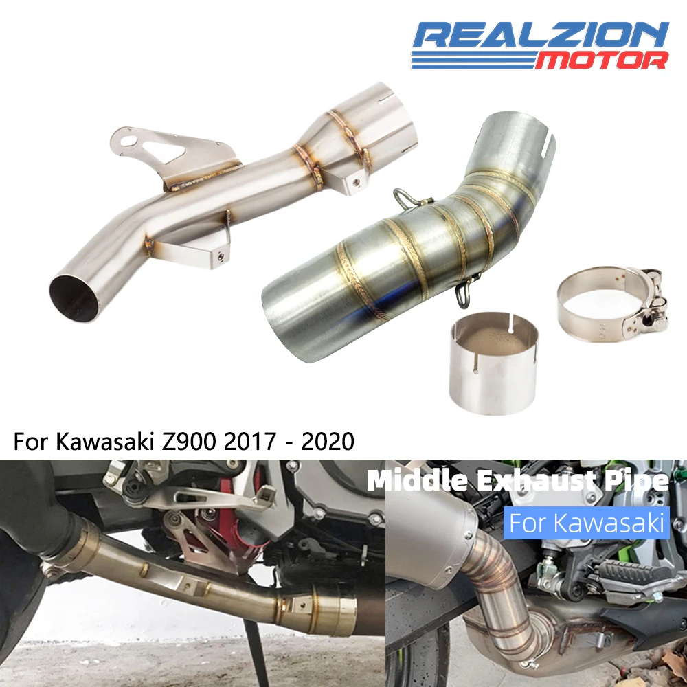 REALZION Z900 выхлопная труба средняя соединитель для Kawasaki 2020 выхлопной мотоцикла