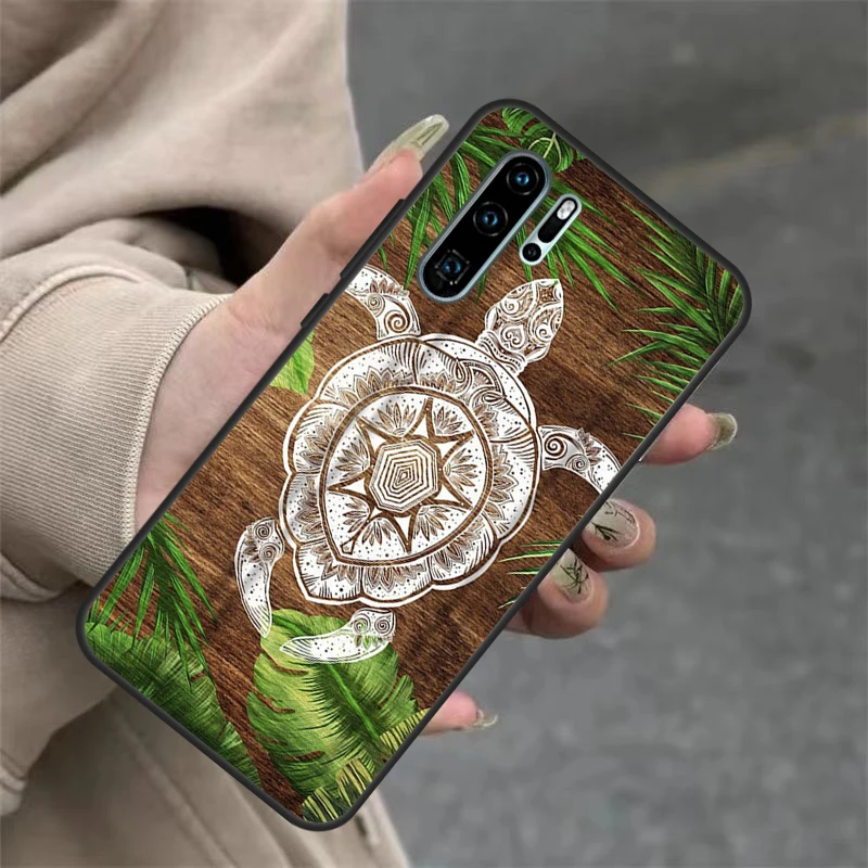 Чехол с рисунком черепахи для Huawei Nova 9 SE 10 5T 11i 8i 7i 3i Y61 Y91 Y60 Y70 Y90 P20 P40 Lite P30 Pro чехол