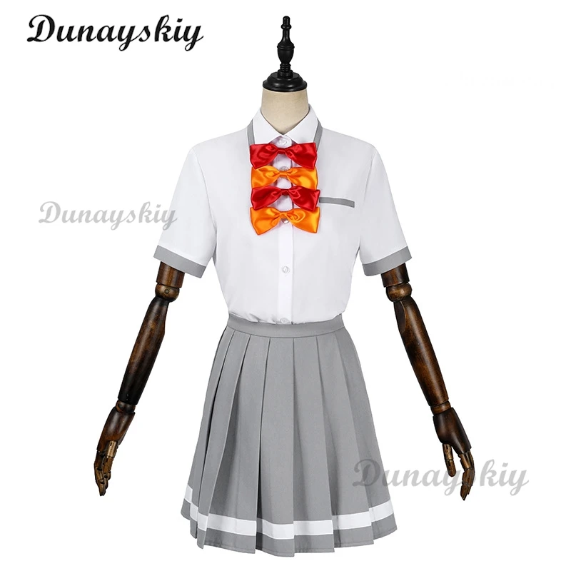 Аниме Makeine слишком много потеряющихся героев Анна янами Косплей Костюм Чика