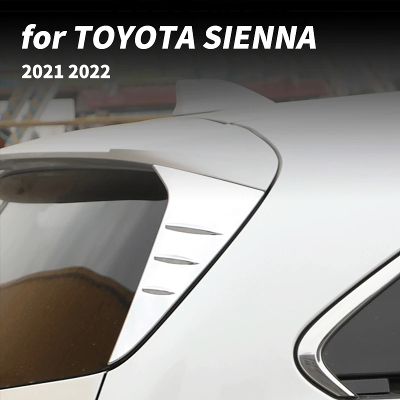 

For Toyota Sienna Rear Wing Side Cover Senna XL40 2021 2022 Modified Side Triangle Decorative Sticker Accessories