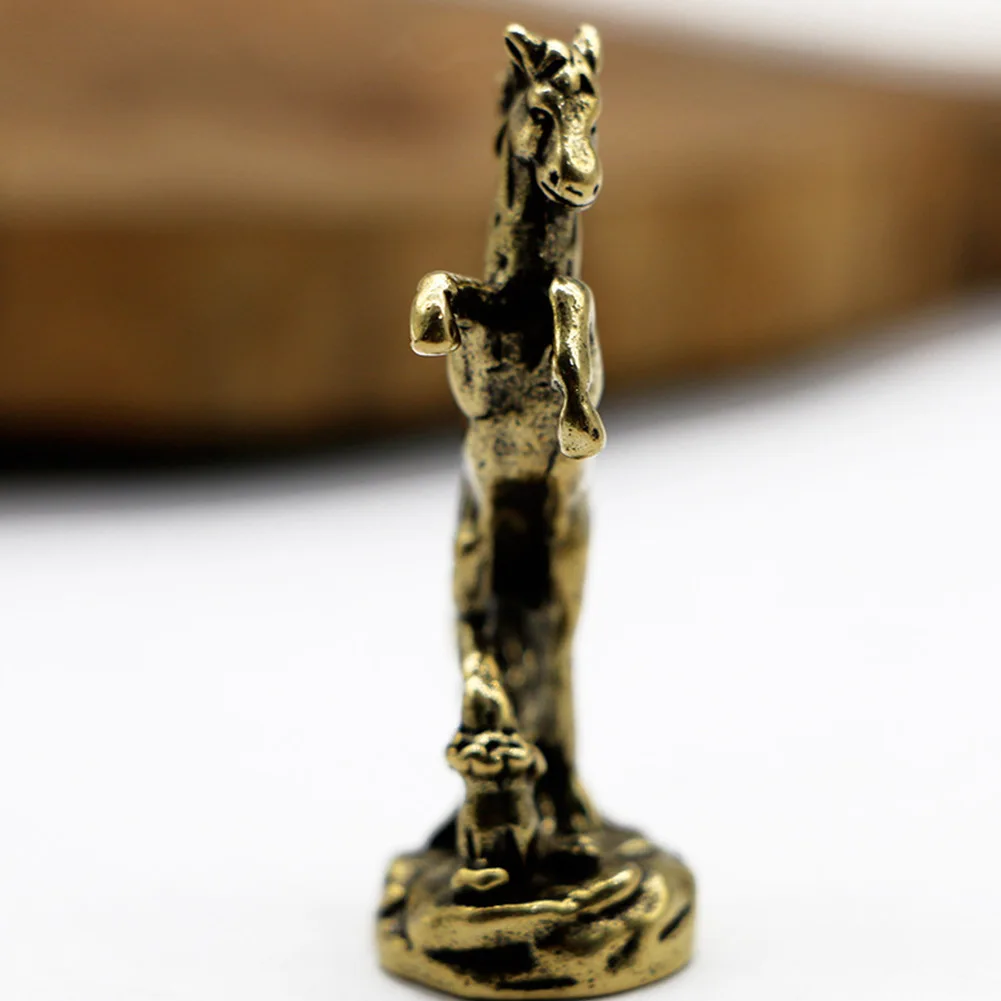 Винтажная латунная статуя краба орнамент ремесла миниатюры статуэтки