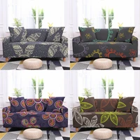 flower pattern elastic sofa cover all inclusive dust proof spandex sofa covers for living room four seasons universal slipcover